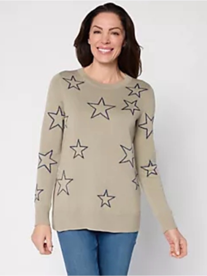 Sketchy Open Shining Star Sweater